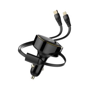 LDNIO 30W Wired Type-C OR Lightning Ultra Fast Car Charger C107