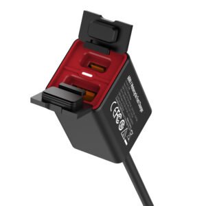 LDNIO 60W Wired Extension Cord Waterproof Design Super Fast Charger for Motorcycle C108