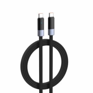 LDNIO Type-C to Type-C USB 65W Automatic Power-Off Fast Charging Cable – Grey