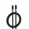 LDNIO Type-C to Lightning 65W Automatic Power-Off Fast Charging Cable – Grey - 2000mm