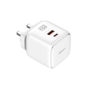 LDNIO 65W PD & QC 3.0 Q2617 Fast Charger with UK/US/EU Interchangeable Plugs
