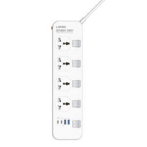 LDNIO 4 AC Outlets Universal Power Strip SC4408C